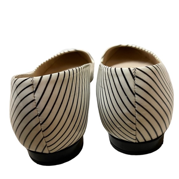 Marchez Vous Stripe Ballet Petra Flats - Picture 6 of 8